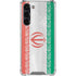 Iran Flag Distressed Galaxy S24 FE Clear Case